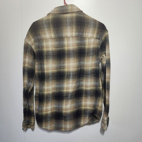 American Eagle Super Ahh-Mazingly Soft Flannel Shirt XS Cotton Plaid Button Up - Picture 4 of 9